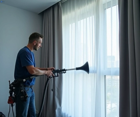 Professional curtain stain removal process equipment Matty Curtain Cleaning roseville-nsw